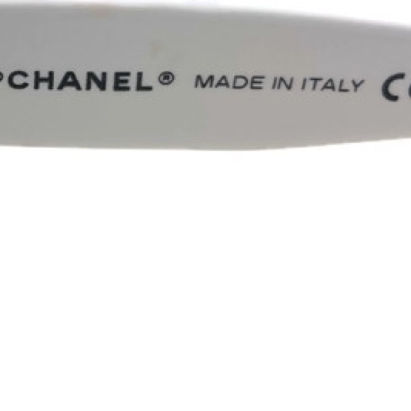 CHANEL Black and White Sunglasses main image 9